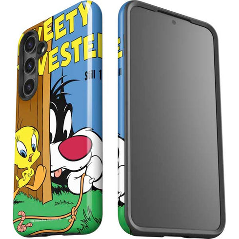 Looney Tunes Tweety Bird Sylvester Ten Cents Galaxy S24 Plus Impact Case