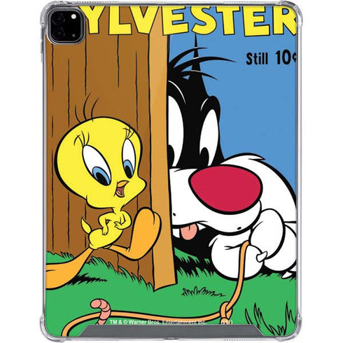 Looney Tunes Tweety Bird Sylvester Ten Cents iPad Pro 12.9in (2020) Clear Case