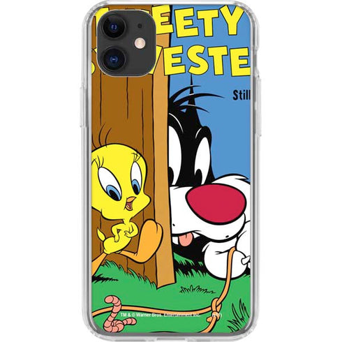 Looney Tunes Tweety Bird Sylvester Ten Cents iPhone 11 Clear Case