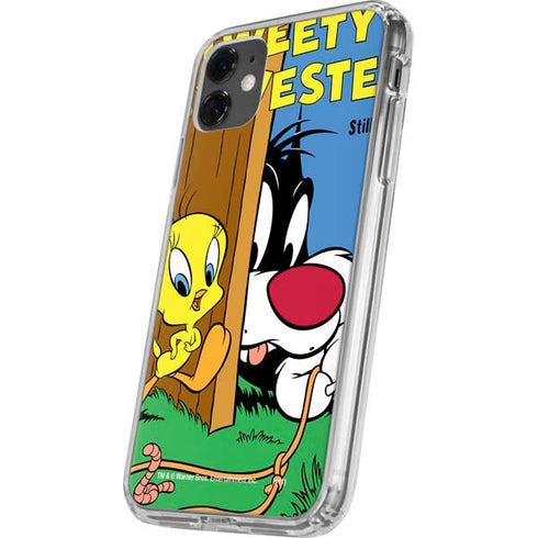 Looney Tunes Tweety Bird Sylvester Ten Cents iPhone 11 Clear Case