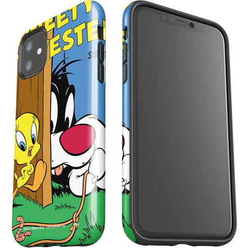 Looney Tunes Tweety Bird Sylvester Ten Cents iPhone 11 Impact Case