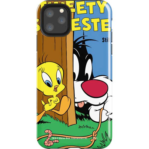 Looney Tunes Tweety Bird Sylvester Ten Cents iPhone 11 Pro Max Impact Case