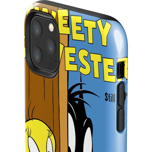 Looney Tunes Tweety Bird Sylvester Ten Cents iPhone 11 Pro Max Impact Case