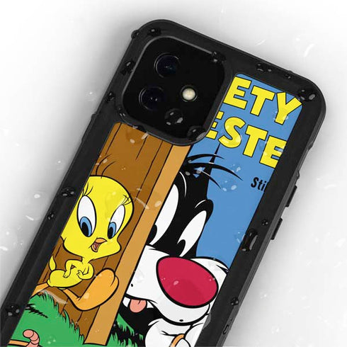 Looney Tunes Tweety Bird Sylvester Ten Cents iPhone 12 Mini Waterproof Case