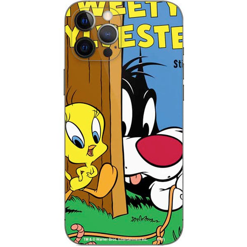 Looney Tunes Tweety Bird Sylvester Ten Cents iPhone 12 Pro Max Skin