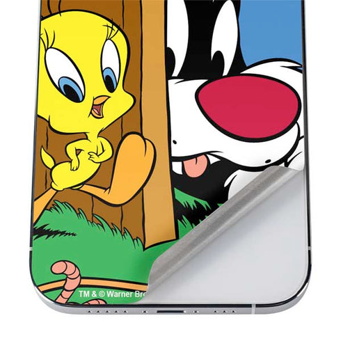 Looney Tunes Tweety Bird Sylvester Ten Cents iPhone 12 Pro Skin