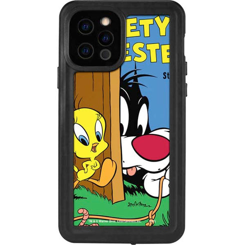 Looney Tunes Tweety Bird Sylvester Ten Cents iPhone 12 Pro Waterproof Case