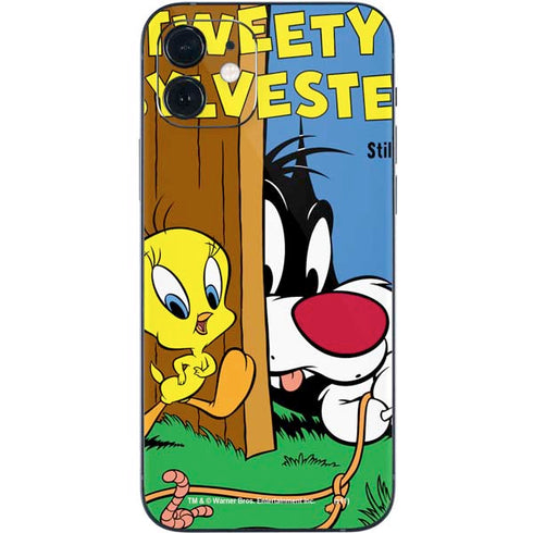 Looney Tunes Tweety Bird Sylvester Ten Cents iPhone 12 Skin
