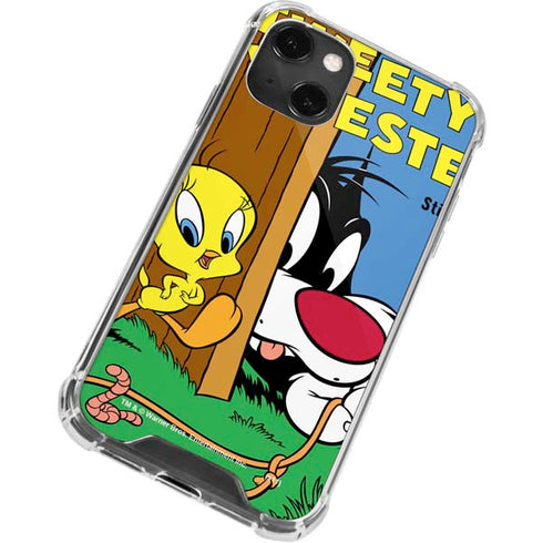 Looney Tunes Tweety Bird Sylvester Ten Cents iPhone 13 Mini Clear Case