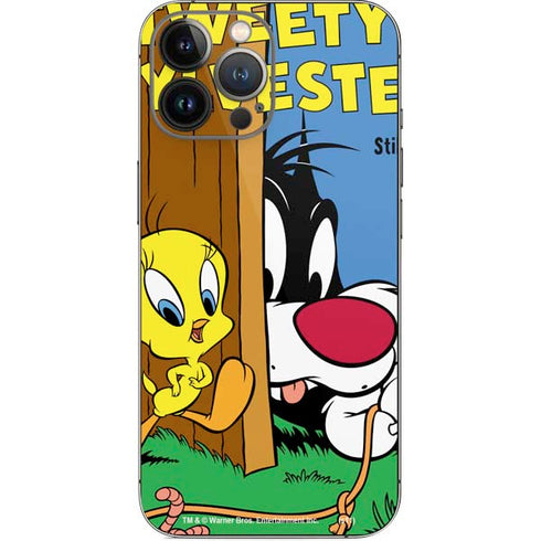 Looney Tunes Tweety Bird Sylvester Ten Cents iPhone 13 Pro Max Skin