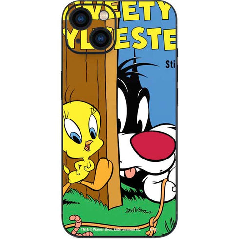 Looney Tunes Tweety Bird Sylvester Ten Cents iPhone 13 Skin