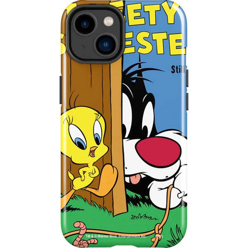 Looney Tunes Tweety Bird Sylvester Ten Cents iPhone 14 Plus Impact Case
