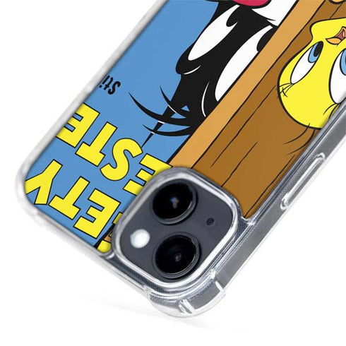 Looney Tunes Tweety Bird Sylvester Ten Cents iPhone 15 MagSafe Case