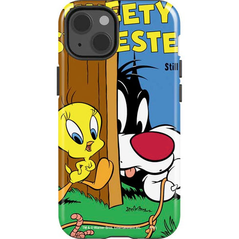 Looney Tunes Tweety Bird Sylvester Ten Cents iPhone 14 Impact Case