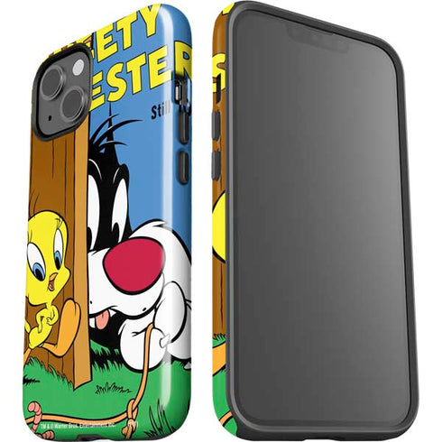 Looney Tunes Tweety Bird Sylvester Ten Cents iPhone 15 Impact Case