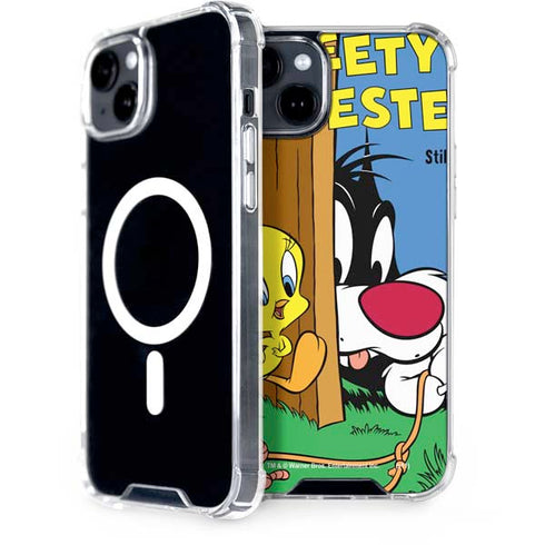 Looney Tunes Tweety Bird Sylvester Ten Cents iPhone 15 Plus MagSafe Case