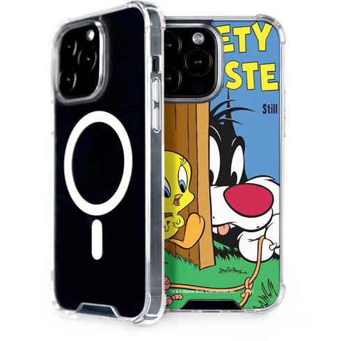 Looney Tunes Tweety Bird Sylvester Ten Cents iPhone 15 Pro Max MagSafe Case
