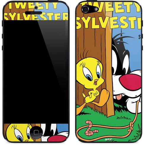 Looney Tunes Tweety Bird Sylvester Ten Cents iPhone 5/5s/5SE Skin