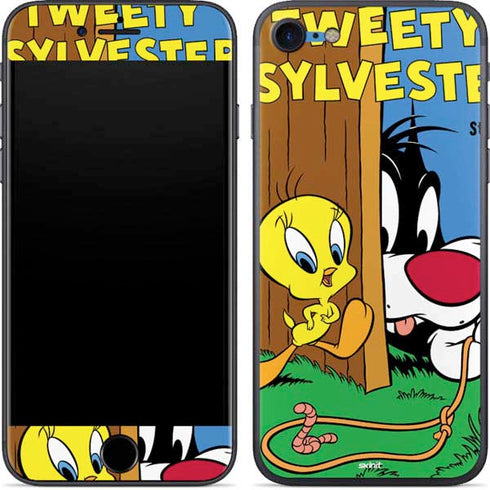 Looney Tunes Tweety Bird Sylvester Ten Cents iPhone SE (2nd & 3rd Gen) Skin