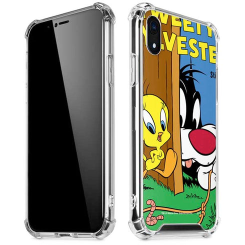 Looney Tunes Tweety Bird Sylvester Ten Cents iPhone XR Clear Case