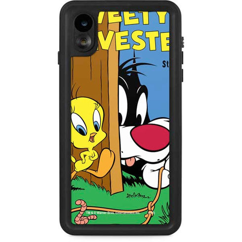 Looney Tunes Tweety Bird Sylvester Ten Cents iPhone XR Waterproof Case