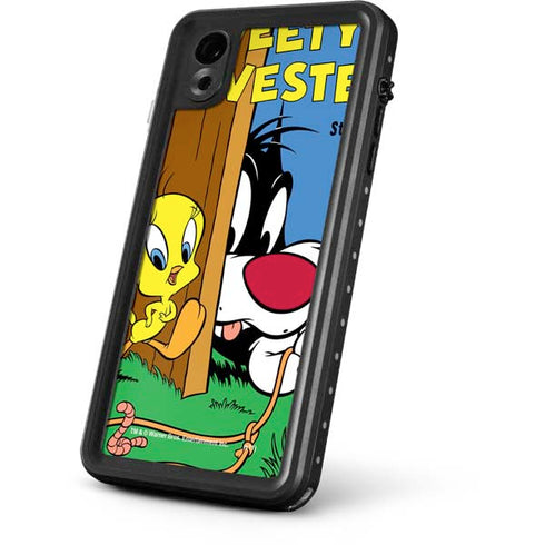 Looney Tunes Tweety Bird Sylvester Ten Cents iPhone XR Waterproof Case