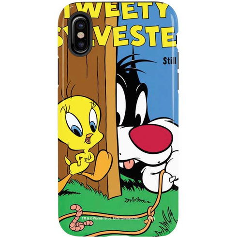 Looney Tunes Tweety Bird Sylvester Ten Cents iPhone XS Pro Case