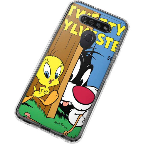 Looney Tunes Tweety Bird Sylvester Ten Cents LG K51/Q51 Clear Case