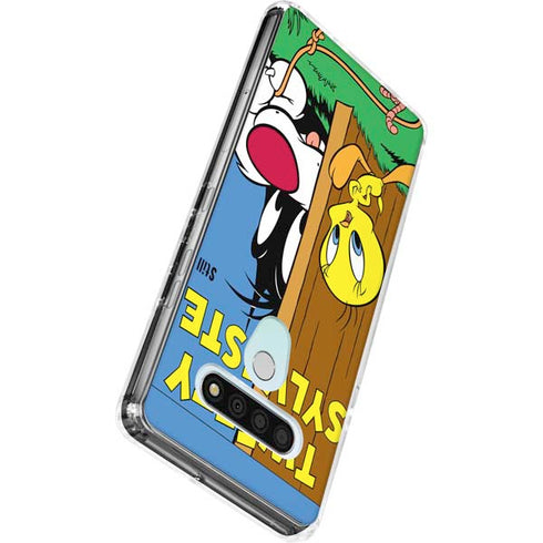 Looney Tunes Tweety Bird Sylvester Ten Cents LG Stylo 6 Clear Case
