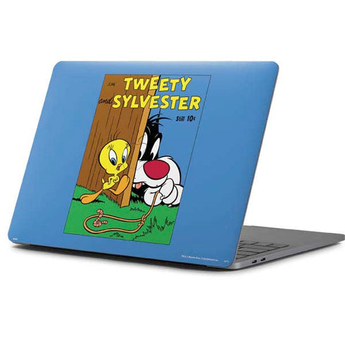Looney Tunes Tweety Bird Sylvester Ten Cents Apple MacBook Pro 13-inch Skin