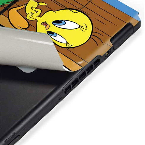 Looney Tunes Tweety Bird Sylvester Ten Cents Nintendo Switch Bundle Skin