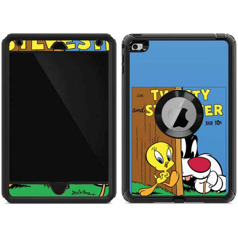 Looney Tunes Tweety Bird Sylvester Ten Cents Otterbox Defender iPad Skin