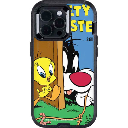 Looney Tunes Tweety Bird Sylvester Ten Cents Otterbox Defender iPhone Skin
