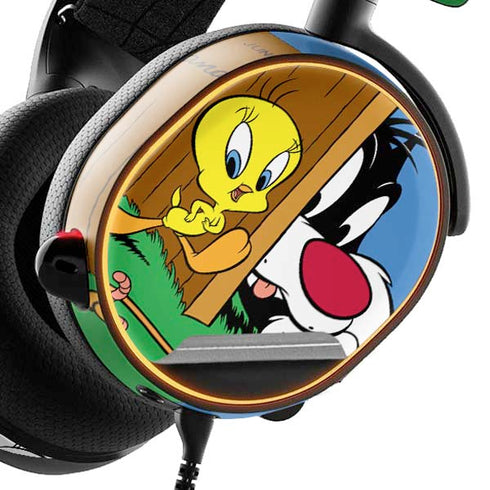 Looney Tunes Tweety Bird Sylvester Ten Cents SteelSeries Arctis 5 Skin