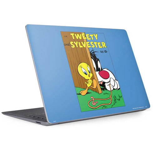 Looney Tunes Tweety Bird Sylvester Ten Cents Surface Laptop 3 13.5in Skin