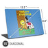 Looney Tunes Tweety Bird Sylvester Ten Cents Universal Laptop 15in (12.2 x 8.8in) Skin