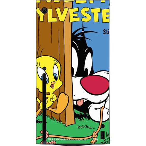Looney Tunes Tweety Bird Sylvester Ten Cents Xbox Series X Console Skin