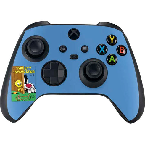 Looney Tunes Tweety Bird Sylvester Ten Cents Xbox Series X Controller Skin