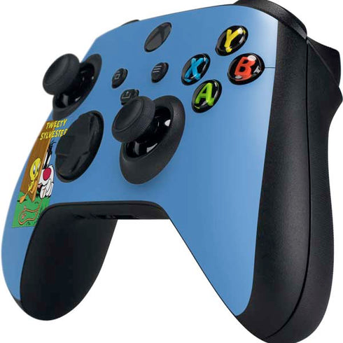 Looney Tunes Tweety Bird Sylvester Ten Cents Xbox Series X Controller Skin