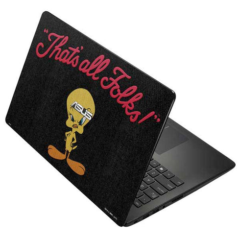 Looney Tunes Tweety Bird Thats All Folks Asus X502CA 15.6 Skin