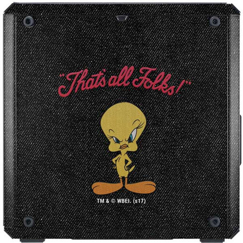 Looney Tunes Tweety Bird Thats All Folks Cooler Master MasterBox Q300L Mini Tower Skin