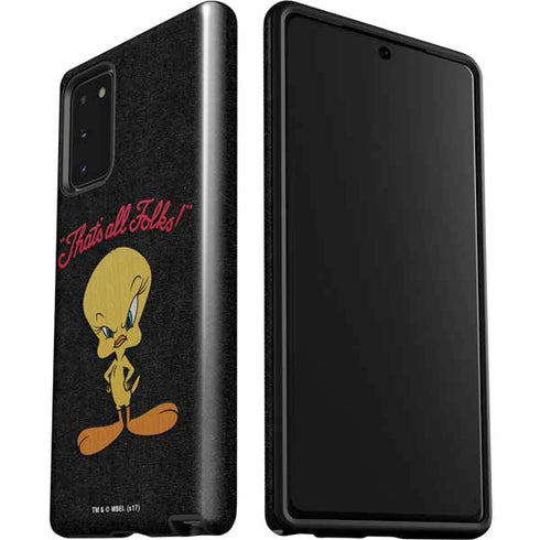 Looney Tunes Tweety Bird Thats All Folks Galaxy Note20 5G Pro Case