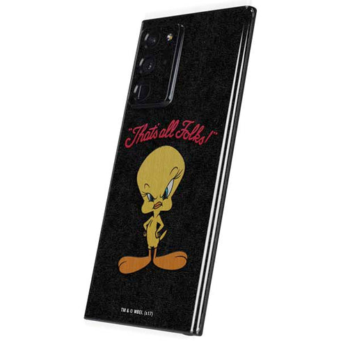 Looney Tunes Tweety Bird Thats All Folks Galaxy Note20 Ultra 5G Skin