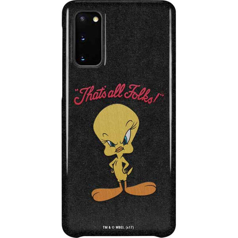 Looney Tunes Tweety Bird Thats All Folks Galaxy S20 Lite Case