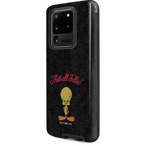 Looney Tunes Tweety Bird Thats All Folks Galaxy S20 Ultra 5G Pro Case