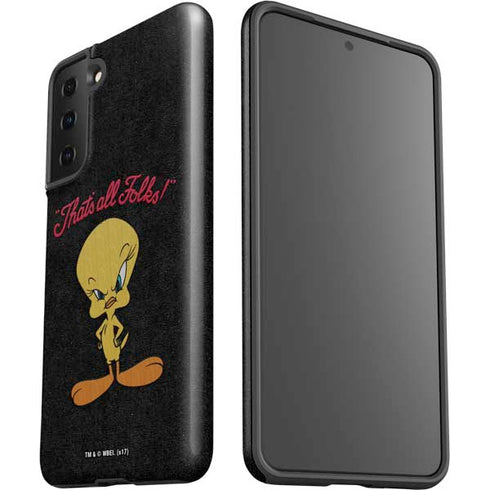 Looney Tunes Tweety Bird Thats All Folks Galaxy S21 FE Pro Case