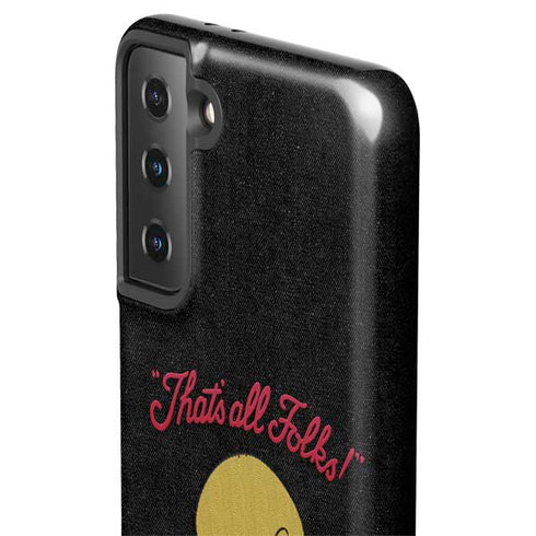 Looney Tunes Tweety Bird Thats All Folks Galaxy S21 Plus 5G Pro Case