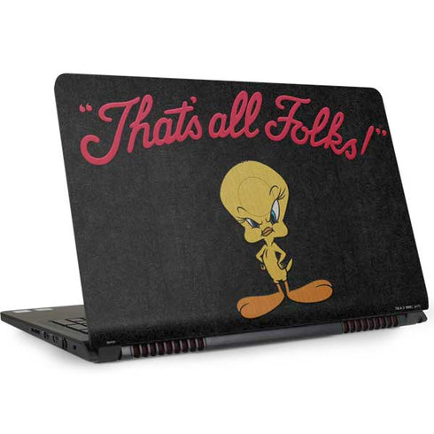 Looney Tunes Tweety Bird Thats All Folks Dell Inspiron Skin