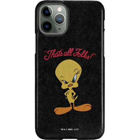 Looney Tunes Tweety Bird Thats All Folks iPhone 11 Pro Lite Case