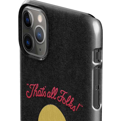 Looney Tunes Tweety Bird Thats All Folks iPhone 11 Pro Max Lite Case